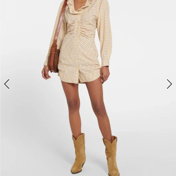 Isabel Marant Dahope Tan Suede Western Boots - Picture 2 of 8